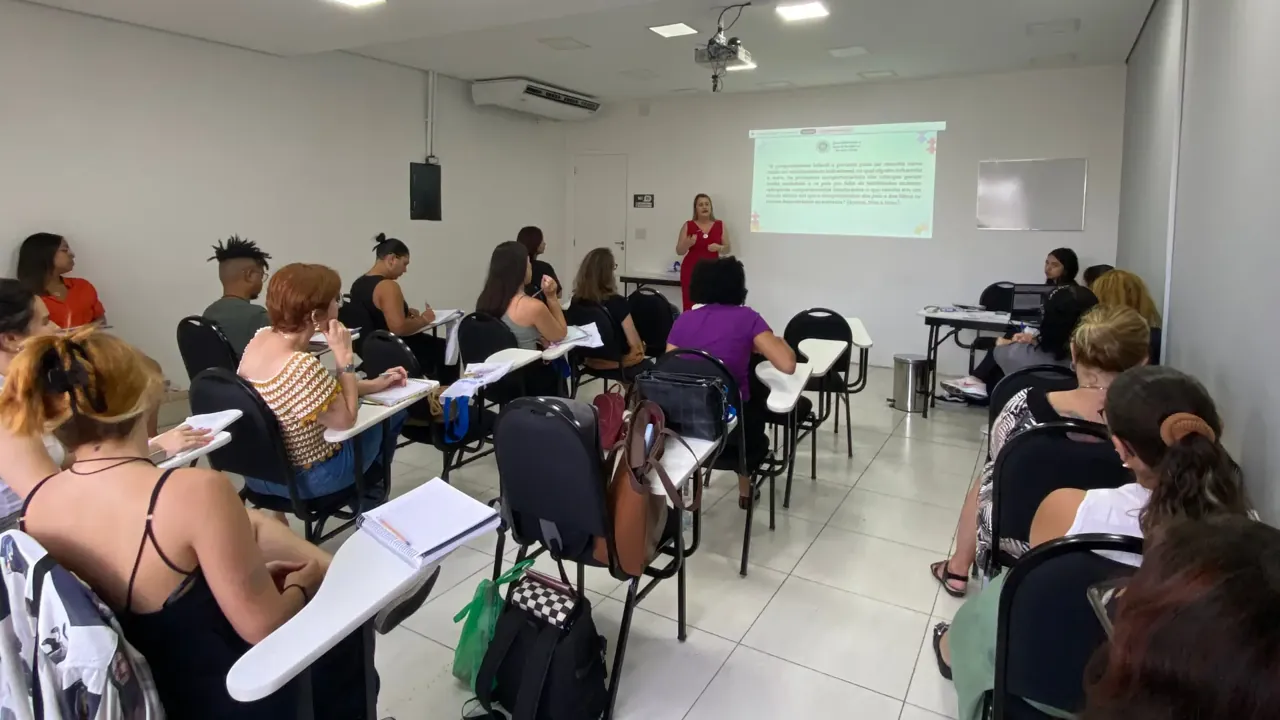 Estrutura da sala do curso